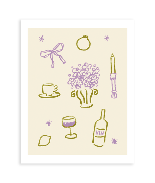 Dinner Party Art Print