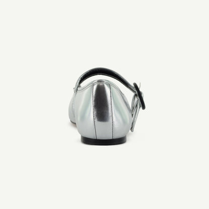 MARIANA: FLAT MARY JANE - SILVER