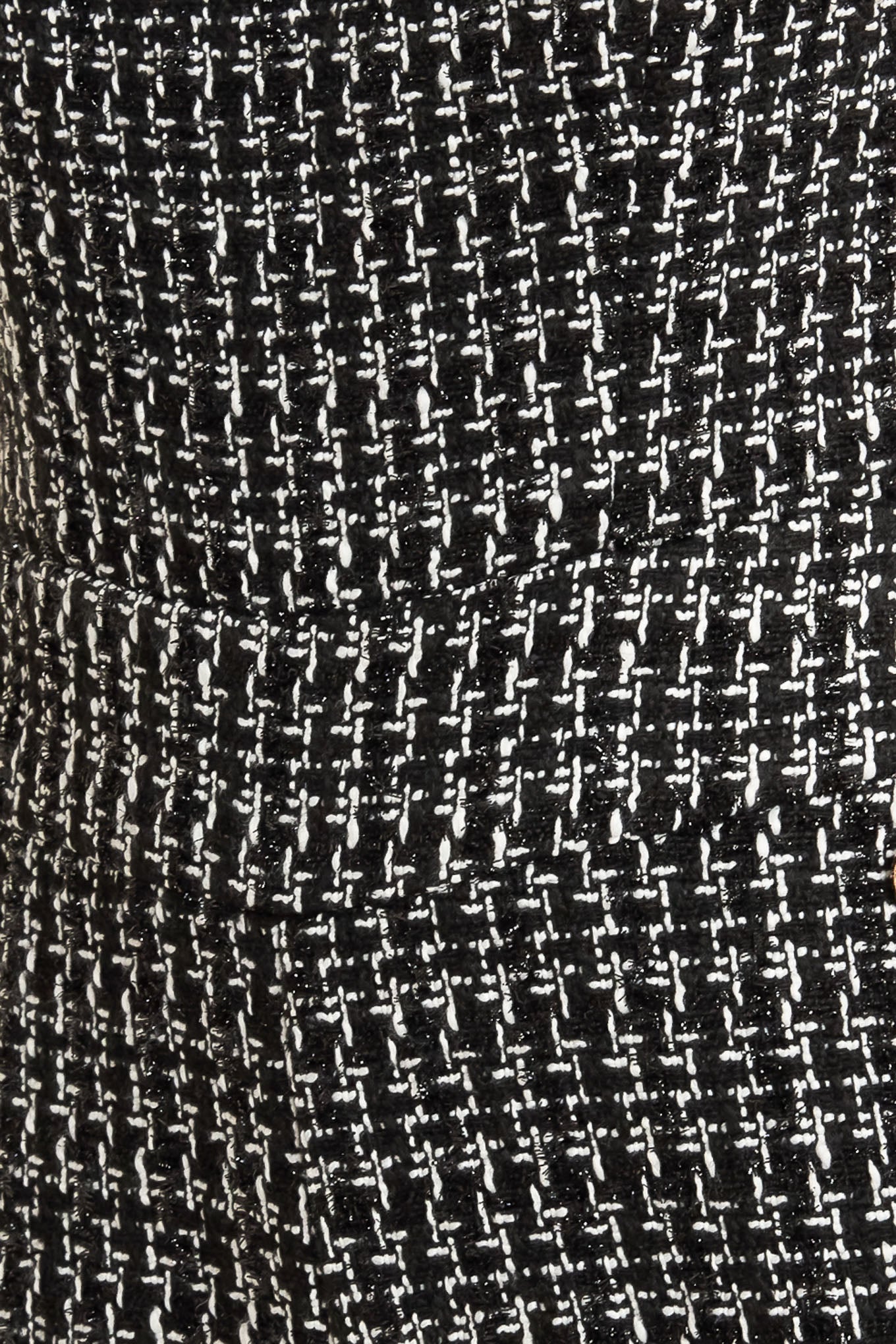 HAUTE STRAPLESS TWEED JUMPSUIT