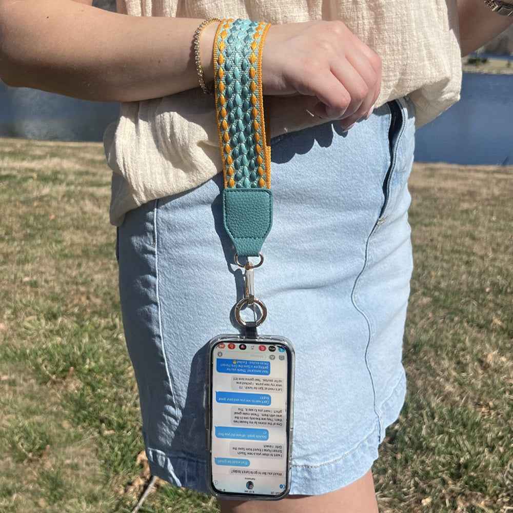 Clip & Go Strap w/Zippered Pouch Fun Dots