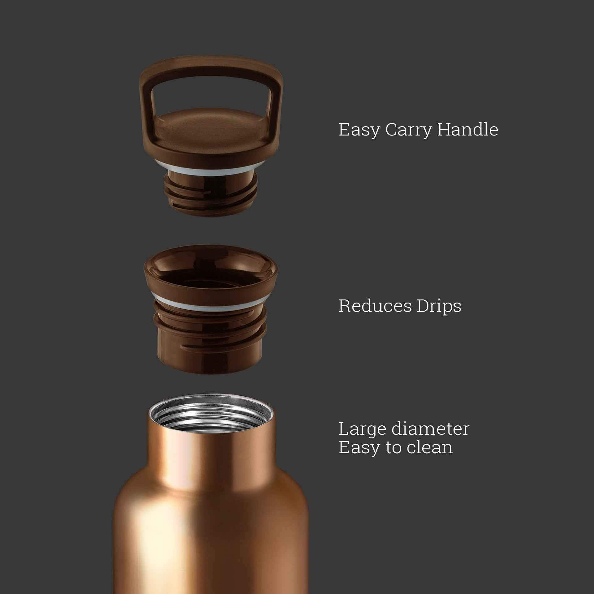 Bronze Gold-Midnight Black 20 Oz