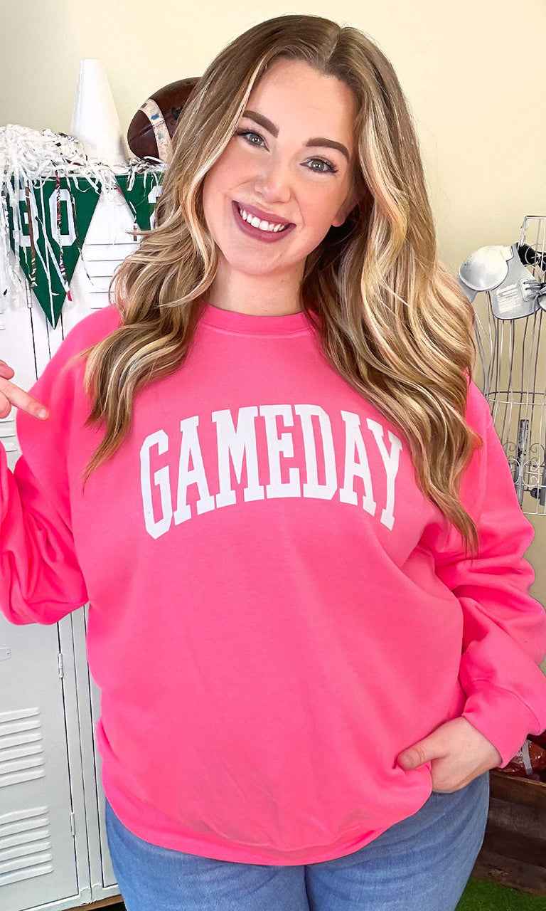 Game Day Flock Graphic Sweatshirt