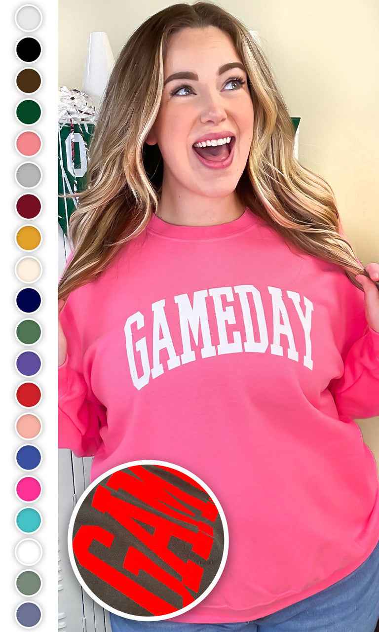 Game Day Flock Graphic Sweatshirt