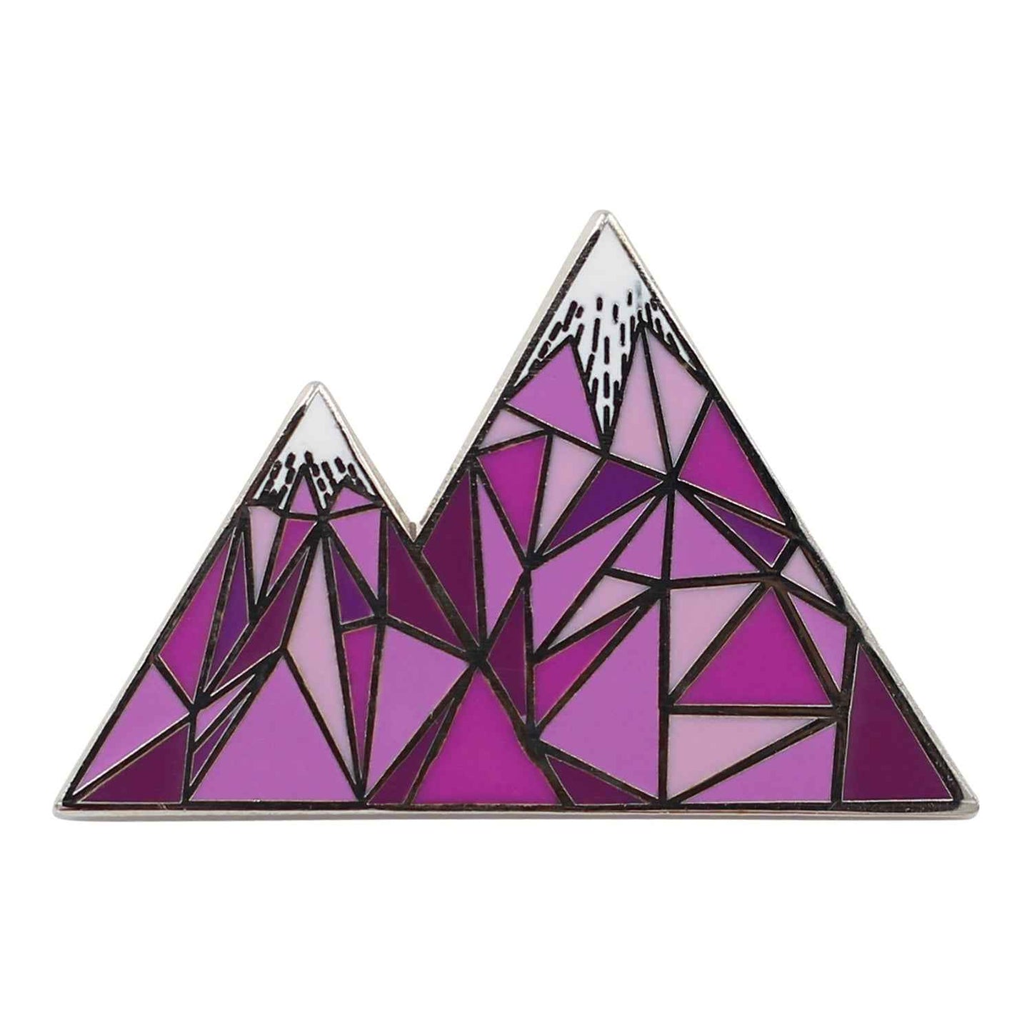 Geometric Mountain – Colorado / Mountain Life Enamel Pin