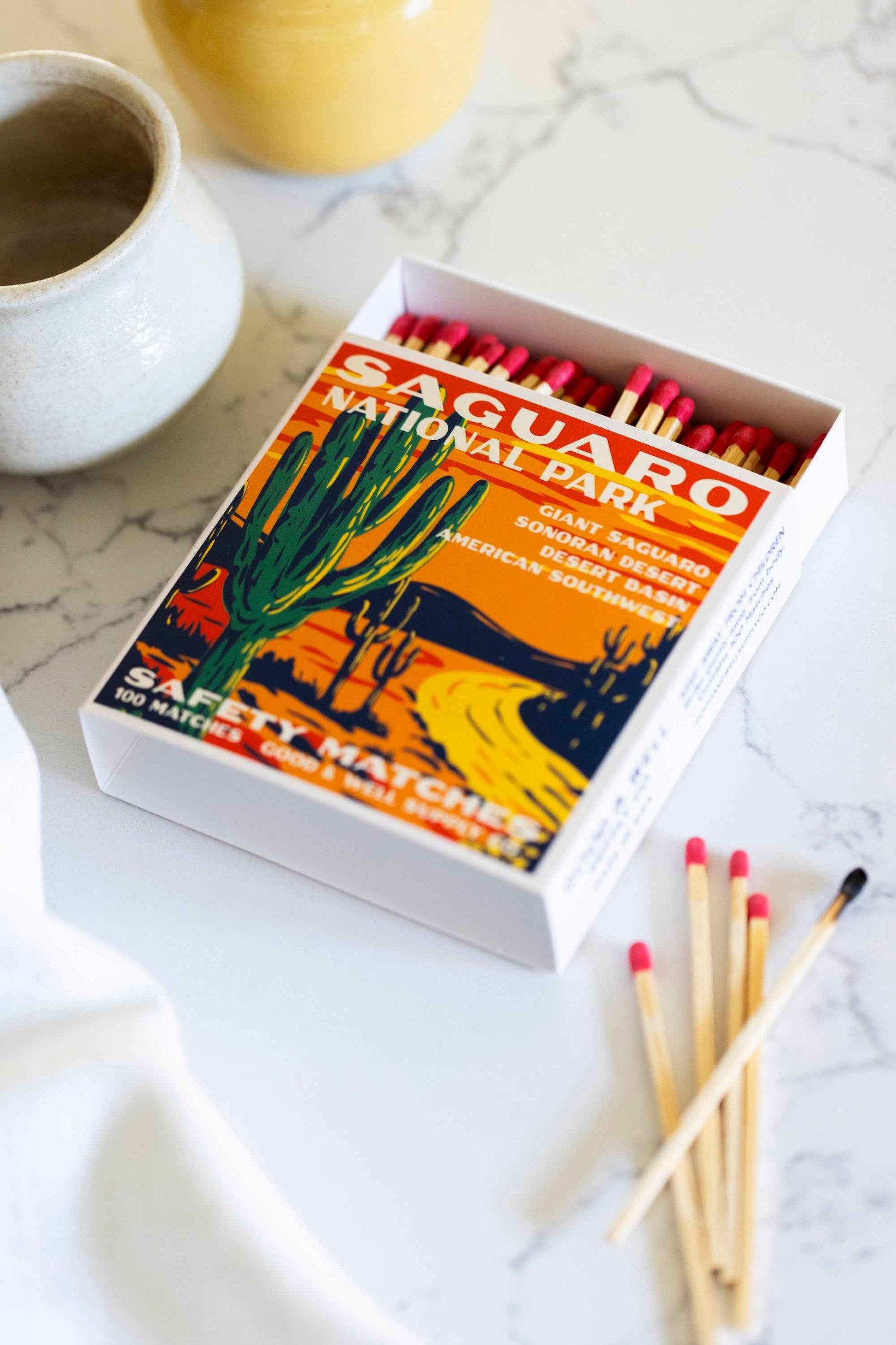 Saguaro Vintage National Park Cabin Matches