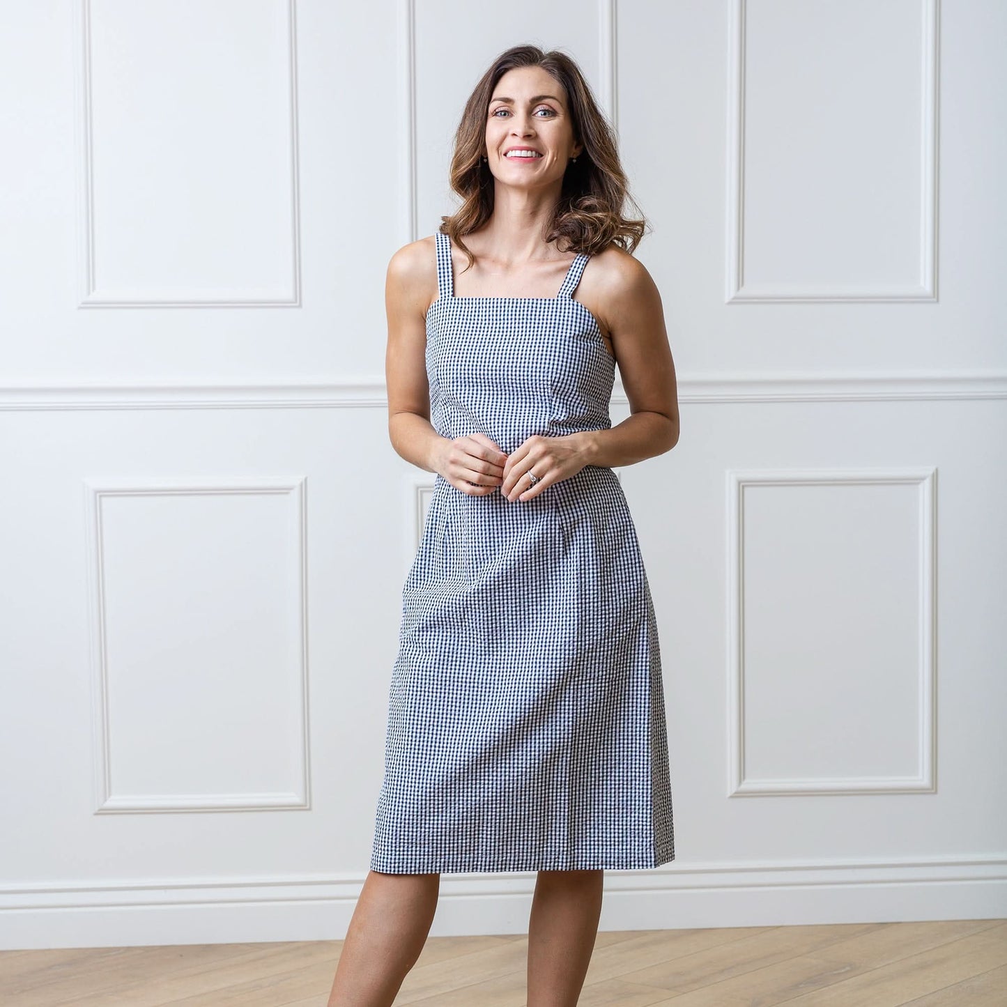 Organic Seersucker Sheath Dress