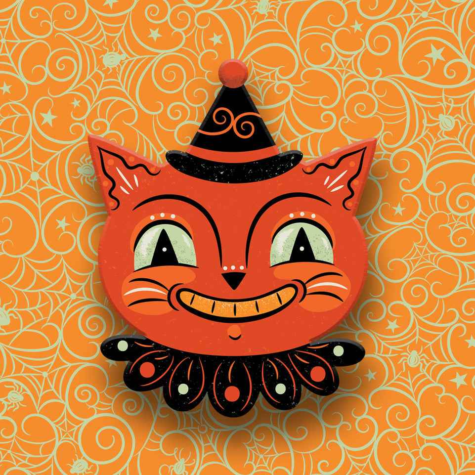 Spunky Copper Cat Brooch by Johanna Parker x Lipstick & Chrome