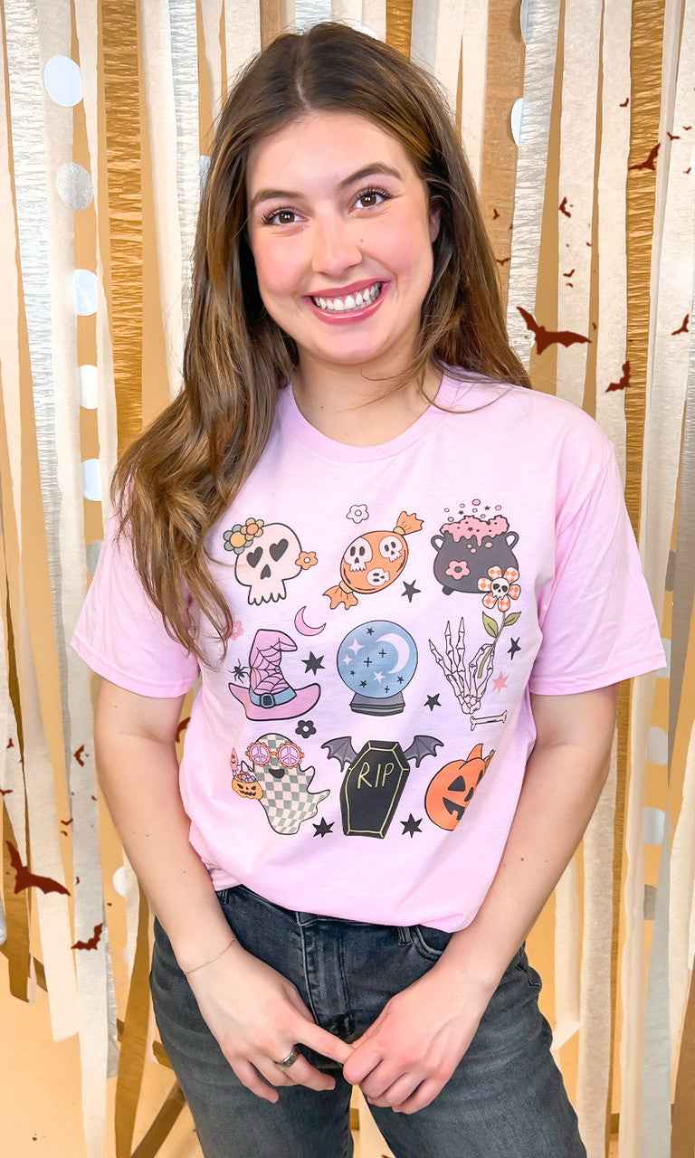 Halloween Icons Graphic T-Shirt