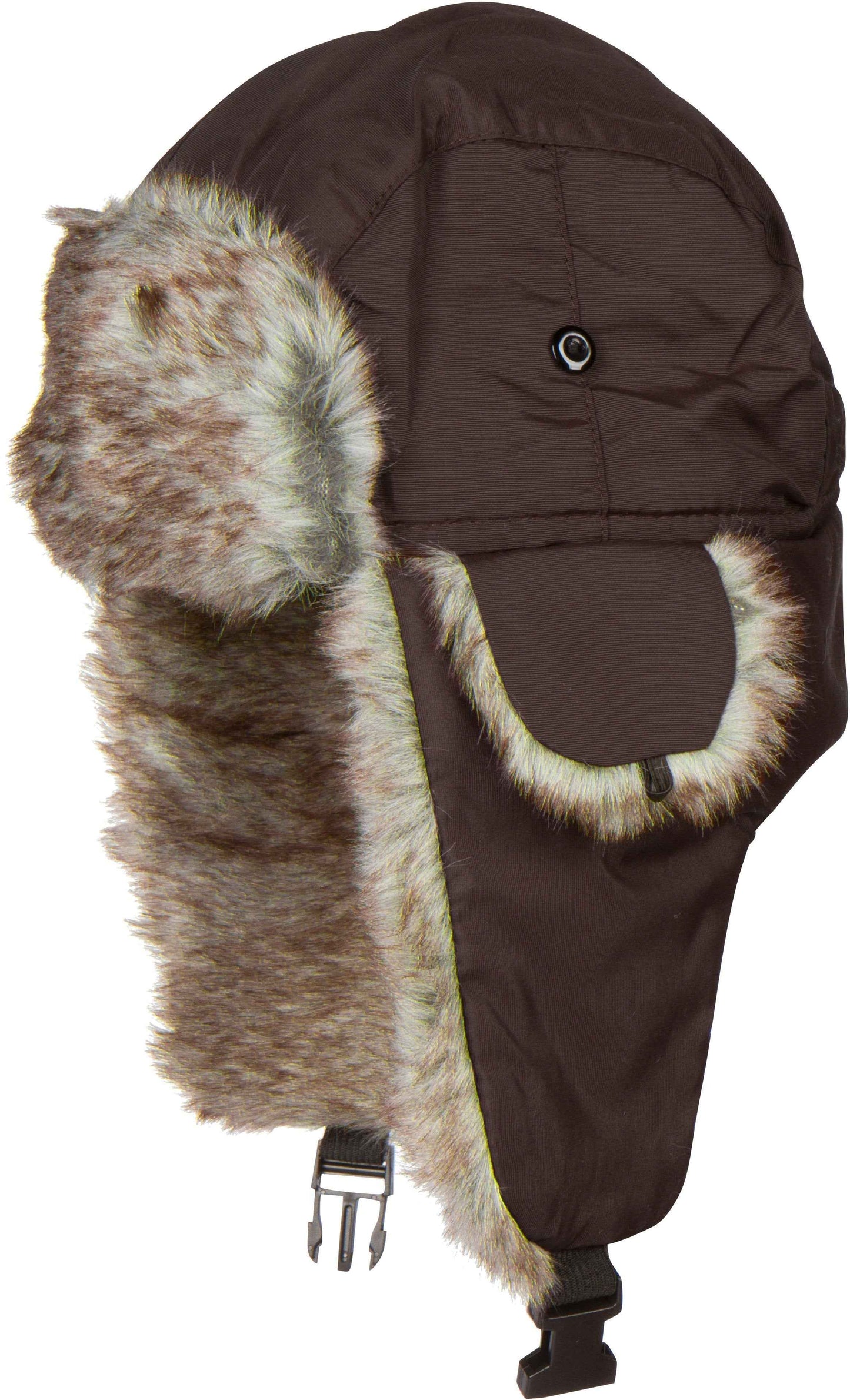 Sakkas Unisex Trooper Trapper Ushanka Hat Faux Fur Lined w / Ear Flaps Warm Russian Aviator Windproof Cold Weather Outdoors