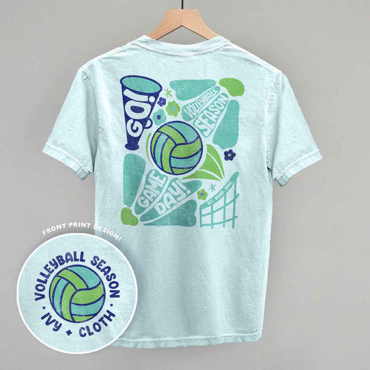 Volleyball Season Doodles (Back Print)