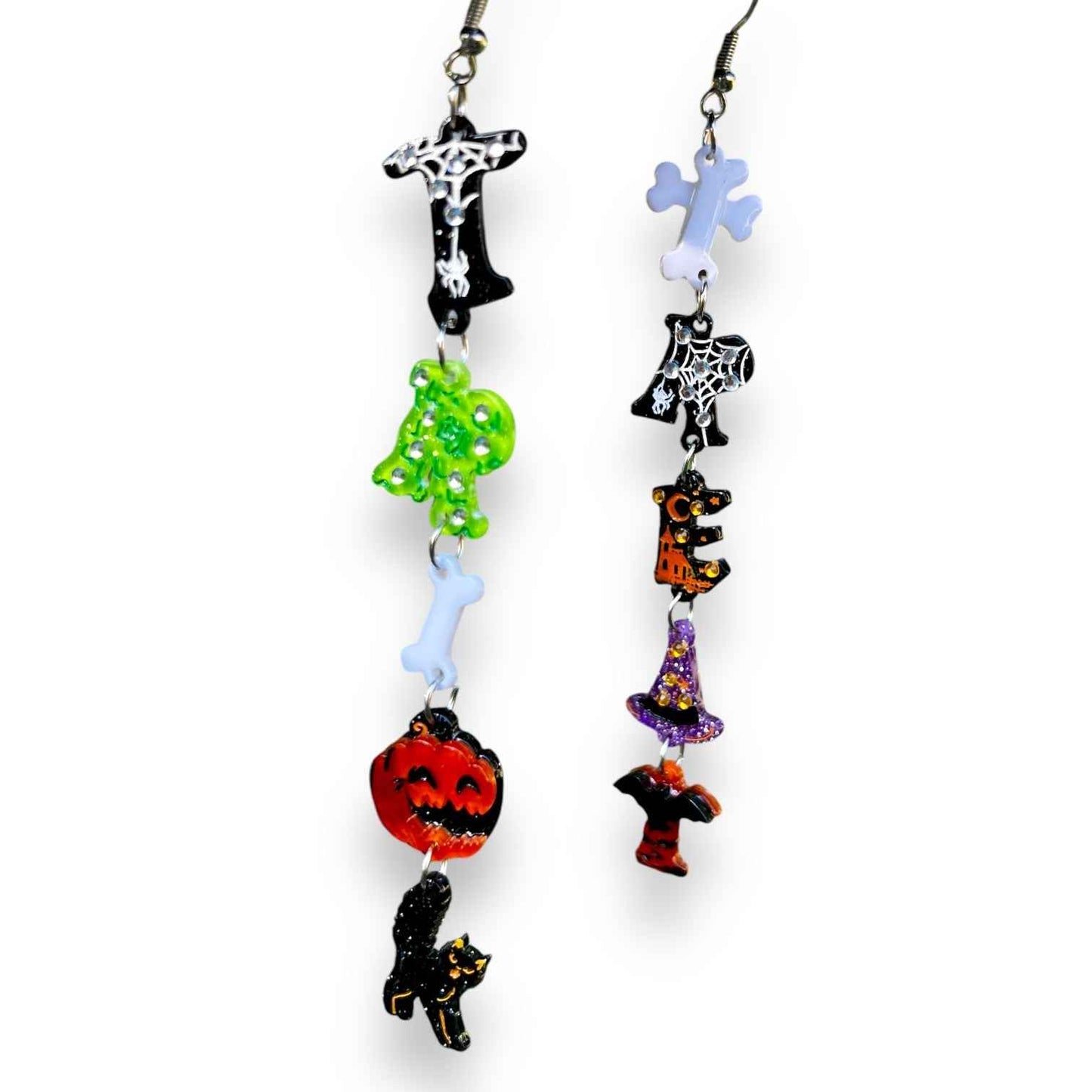 Trick or Treat Halloween Earrings by Lipstick & Chrome