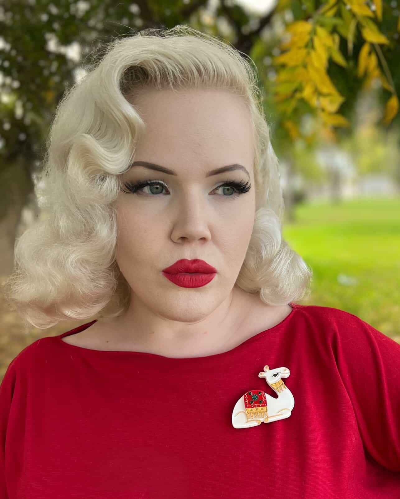 Desert Dreams Camel Brooch by 50's Vintage Dame x Lipstick & Chrome