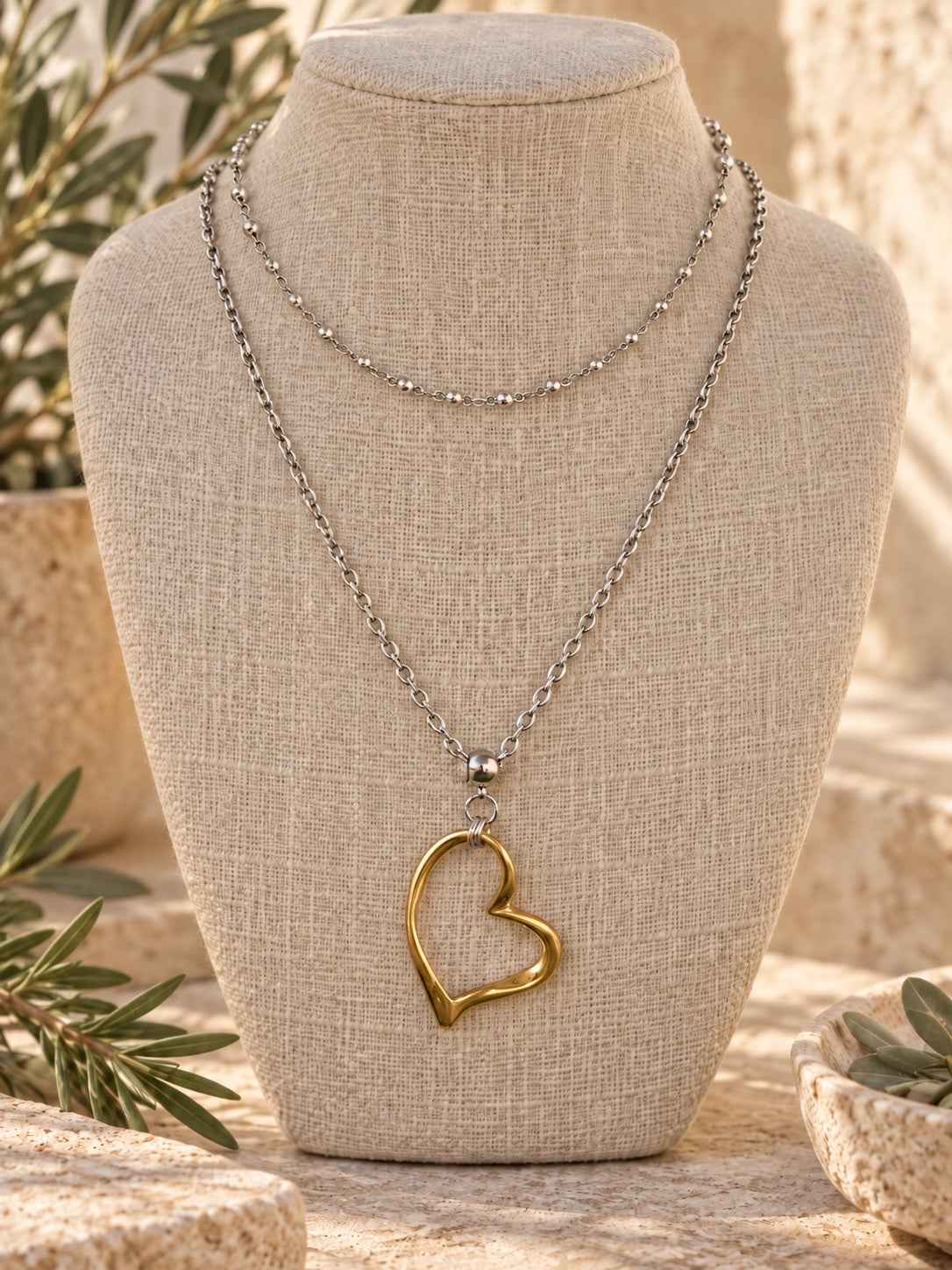 WHIMSICAL HEART NECKLACE