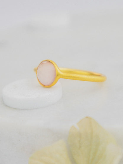 Mini Pebble Ring - Gold