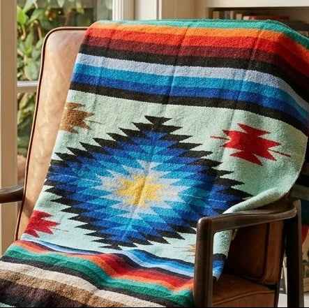 Mint Fresca Diamond Blanket