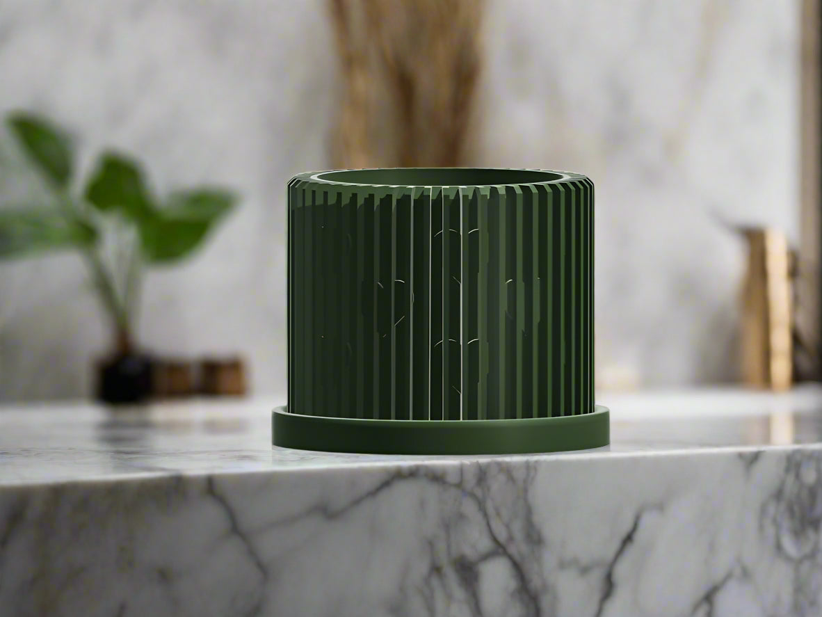 Modern Heart-Shaped Planter with Drainage & Saucer – Unique Valentine’s Day Gift for Plant Lovers, 3d Printed Planter Home Hosting Decor,