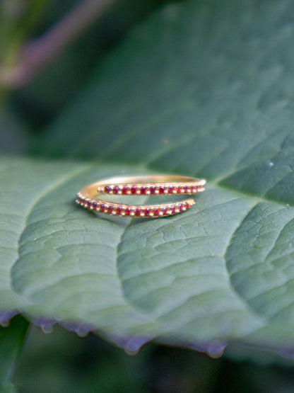 Serpentine Wrap Ring - Gold