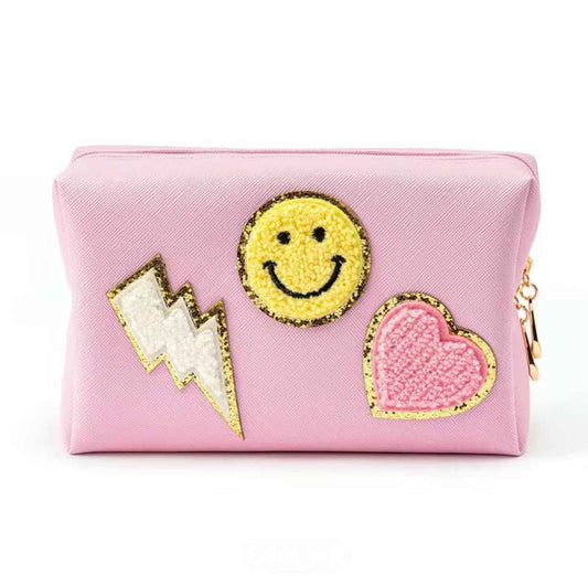 Patchwork Glam Cosmetic Bag