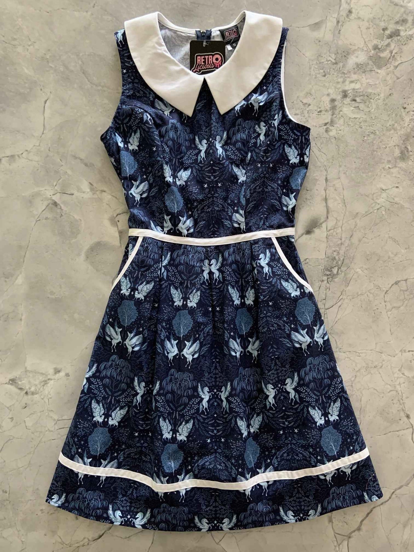 Midnight Collared Dress