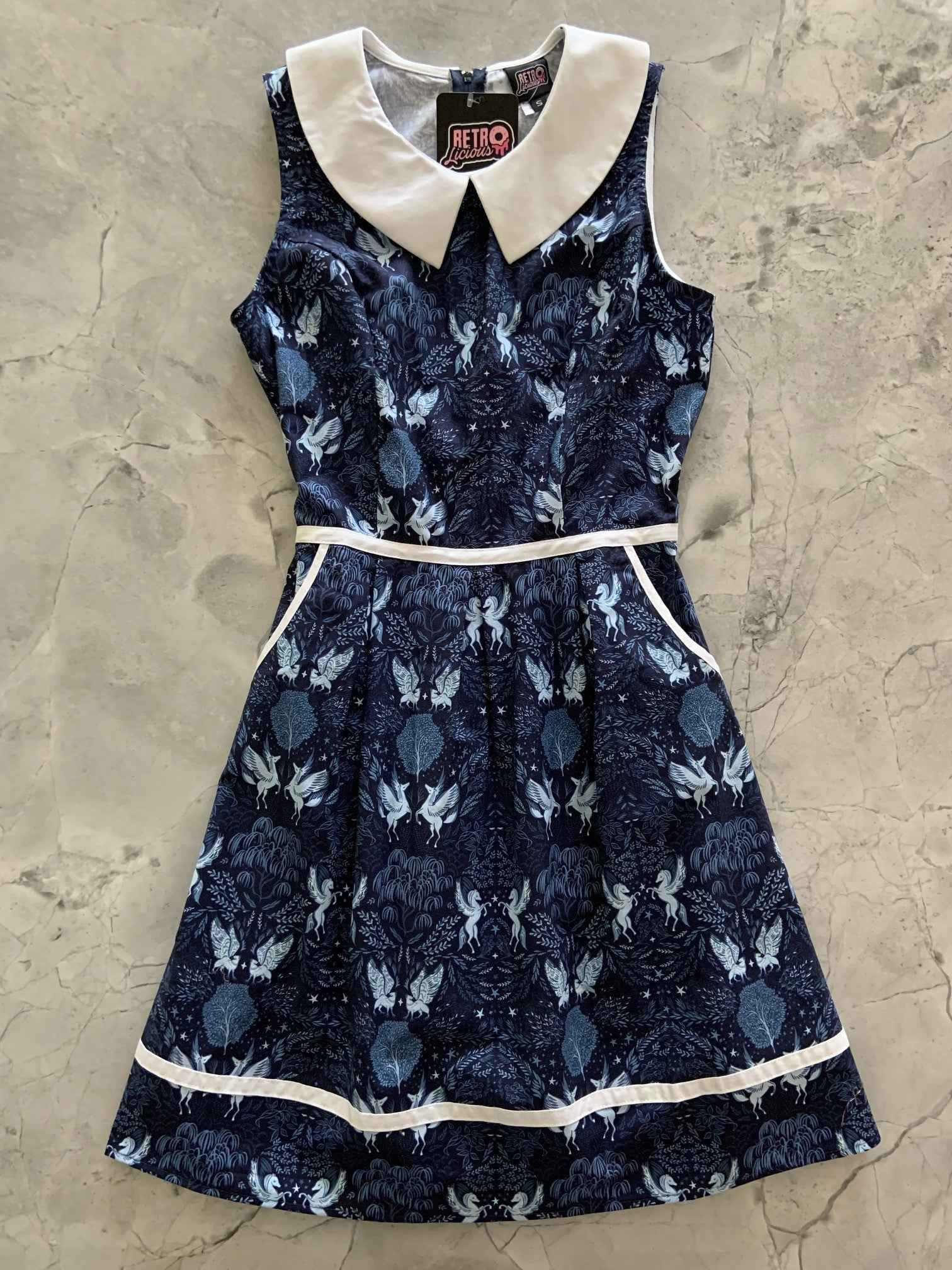 Midnight Collared Dress