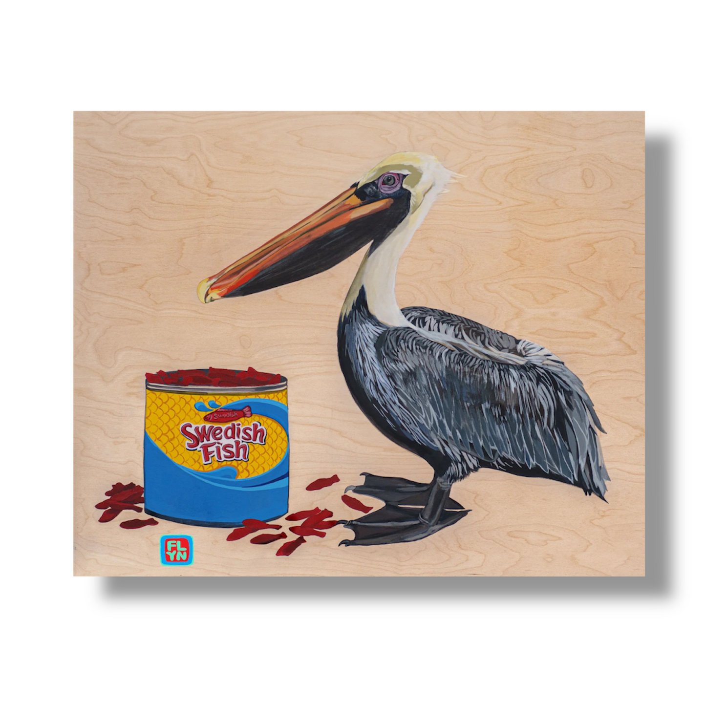 Gone Fishin' Pelican Sticker