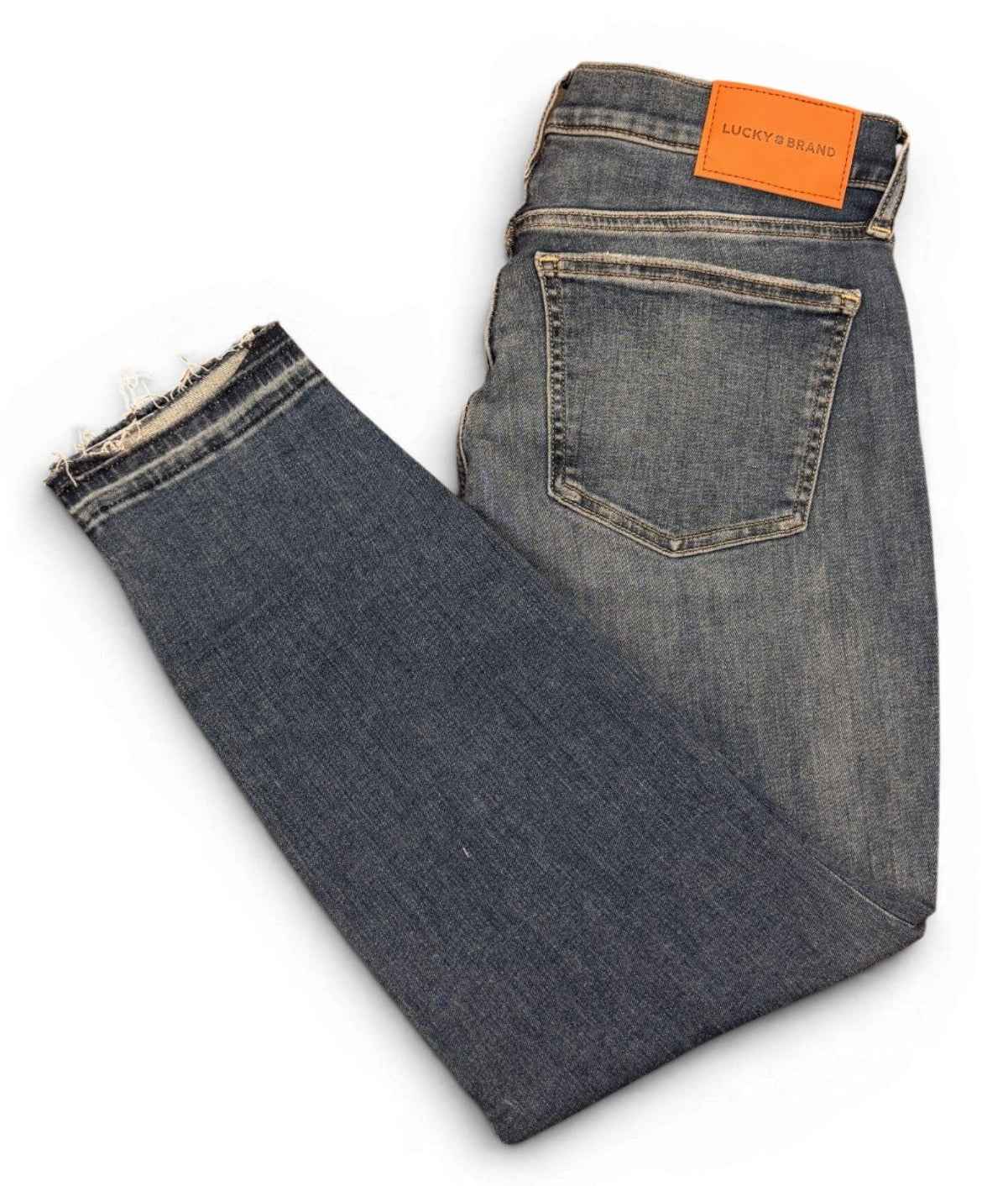 [133930-967] WOMENS LUCKY BRAND MID RISE AVA SKINNY - FRESH AIR - RSLD