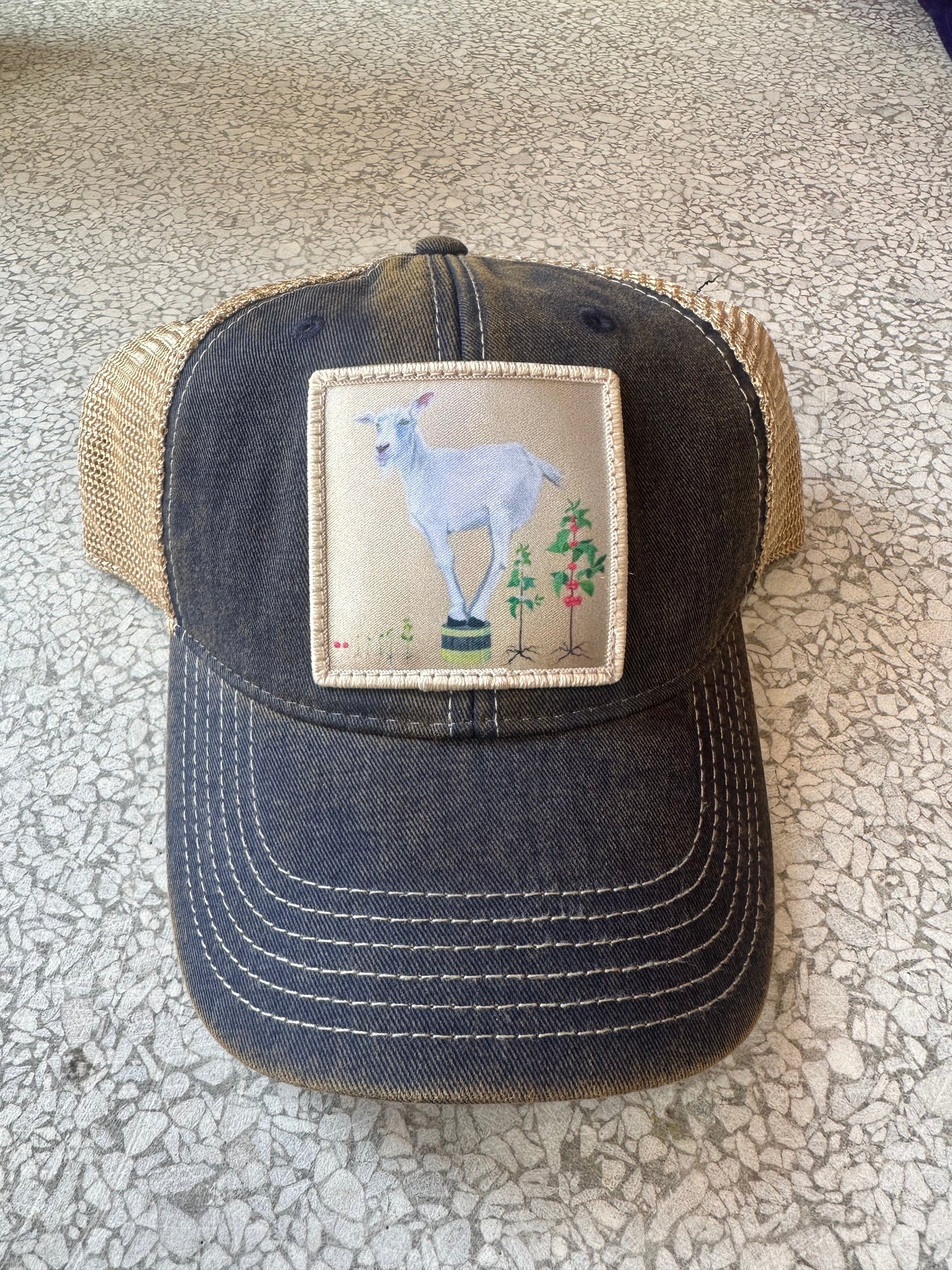 Navy/ Khaki Trucker Cap