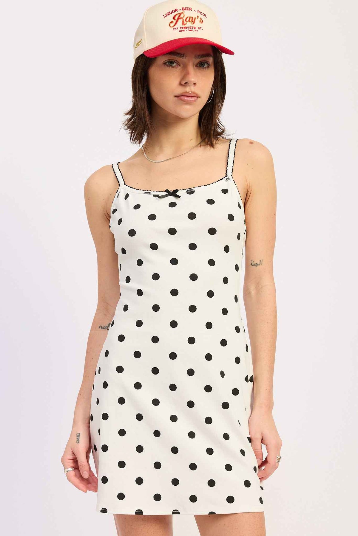 Pamela Polka Dot Mini Dress