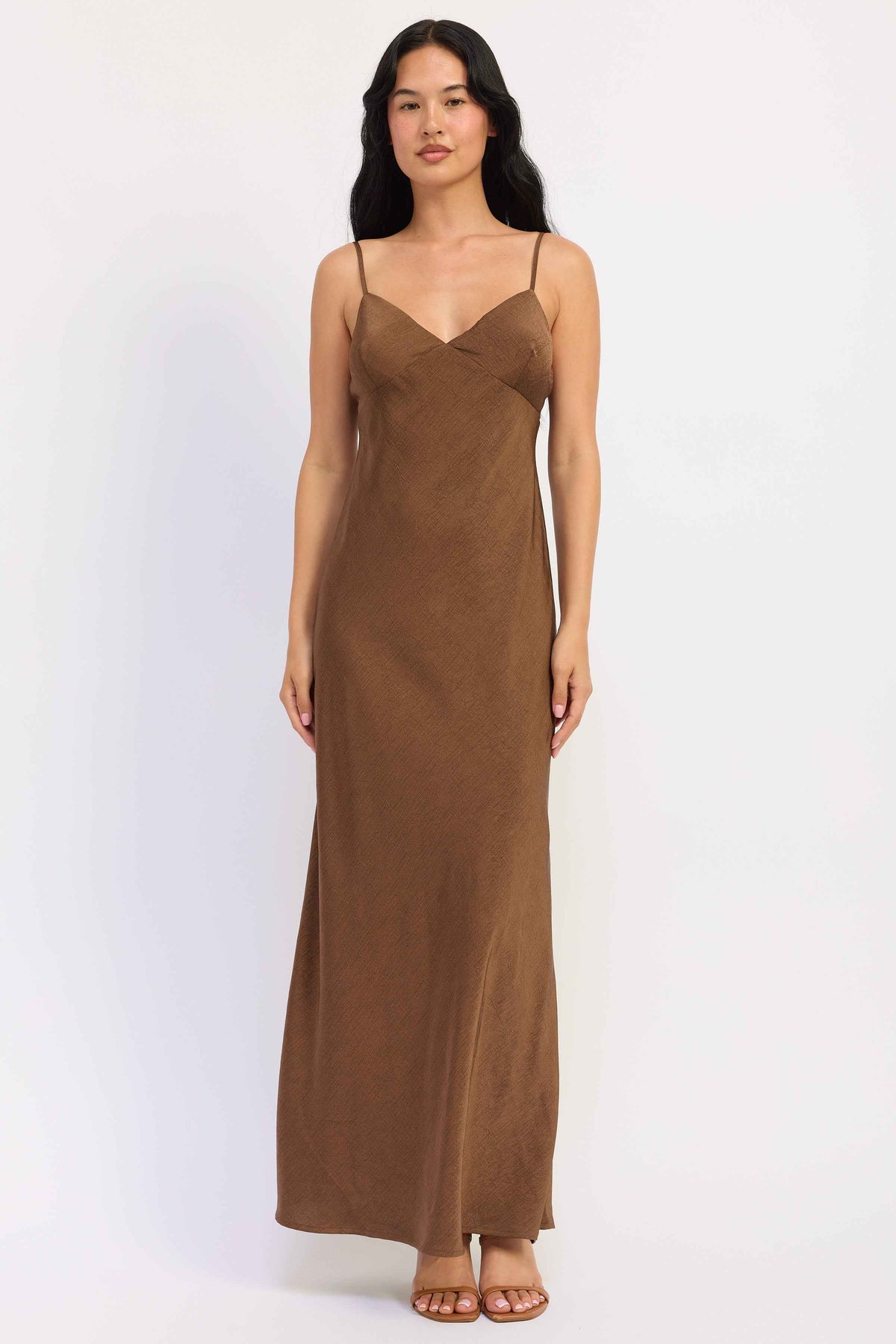 Amara Satin Maxi Dress