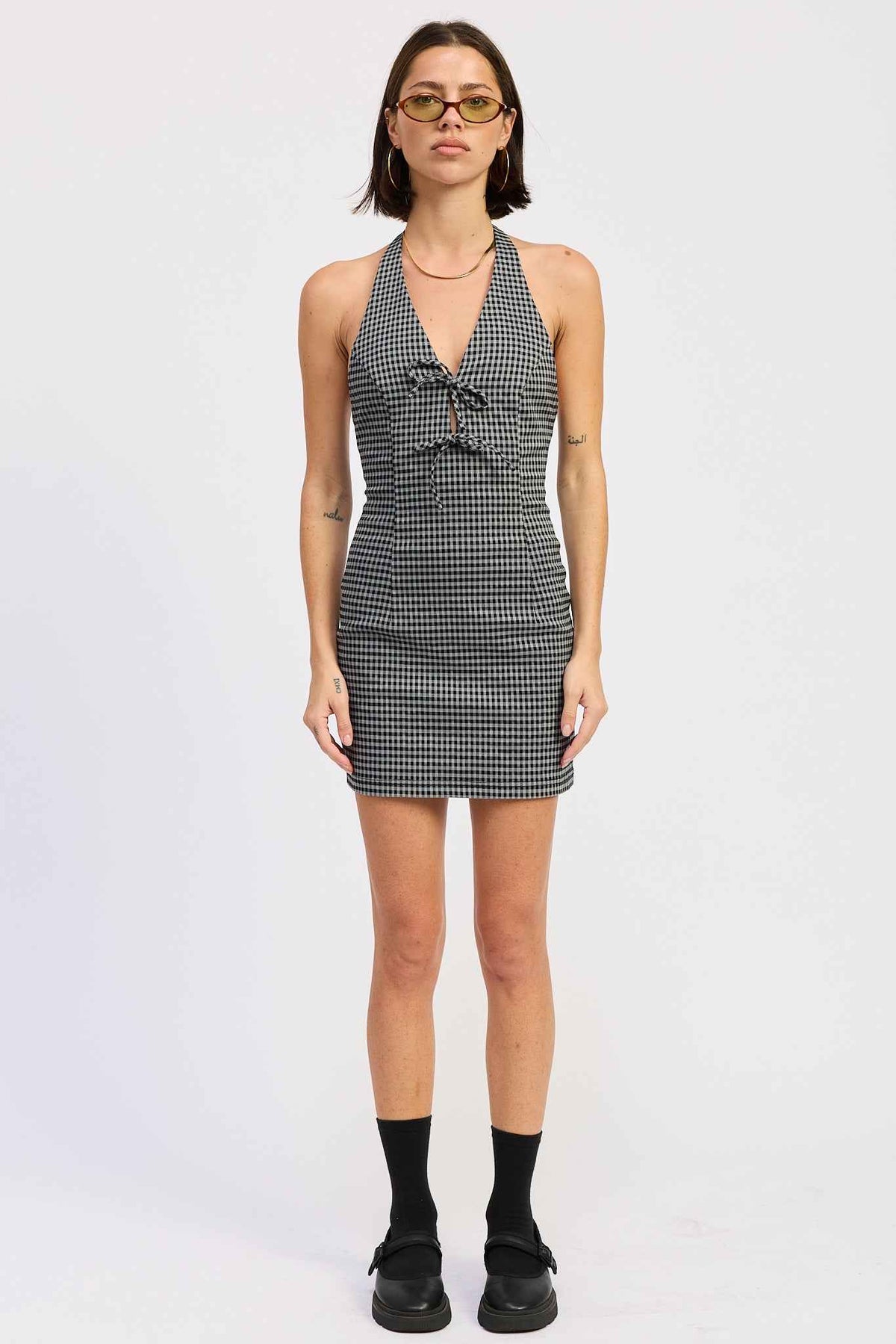 Lucienne Halter Mini Dress