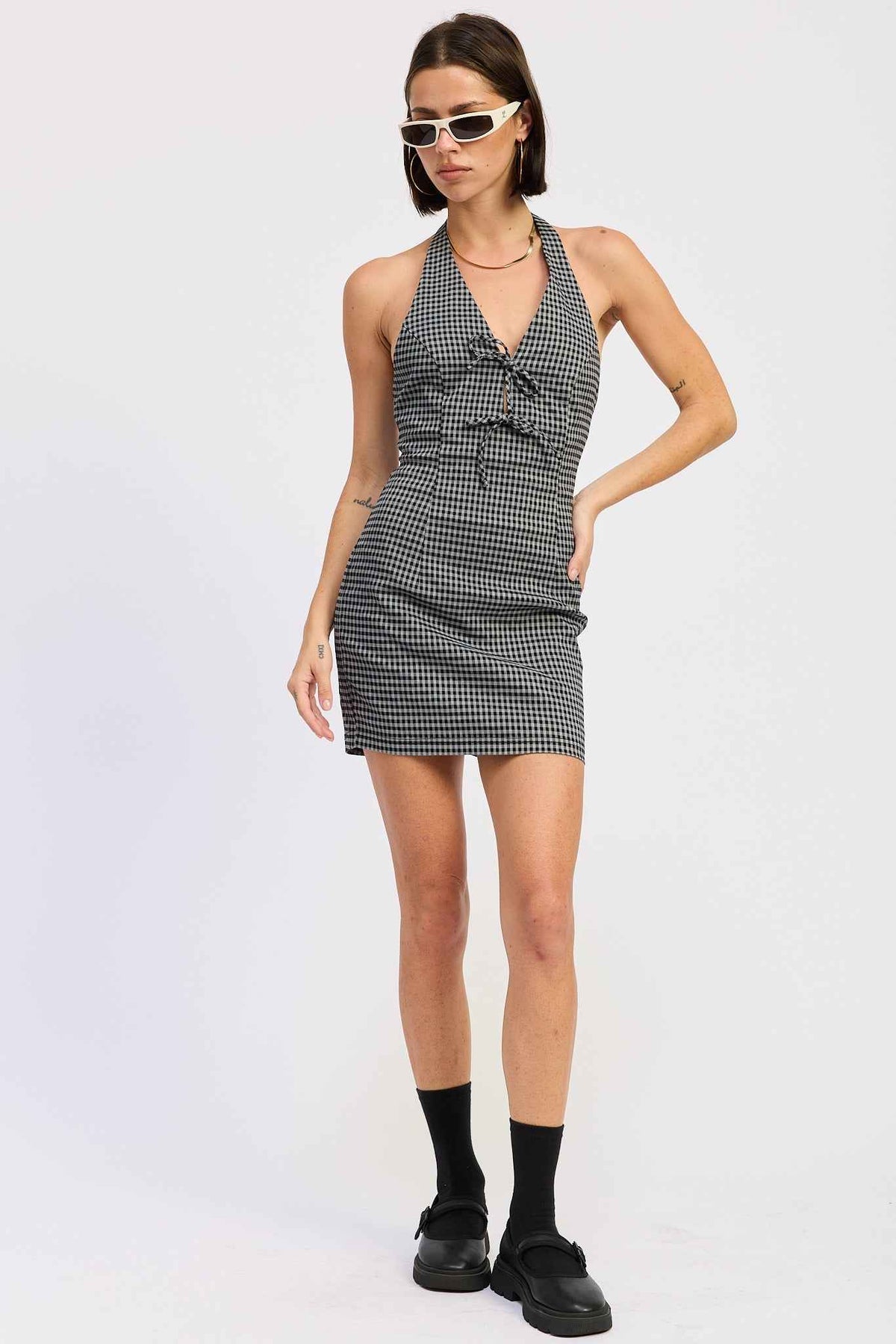 Lucienne Halter Mini Dress