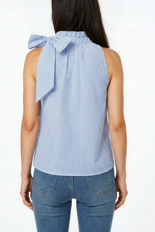 Striped Halter Top