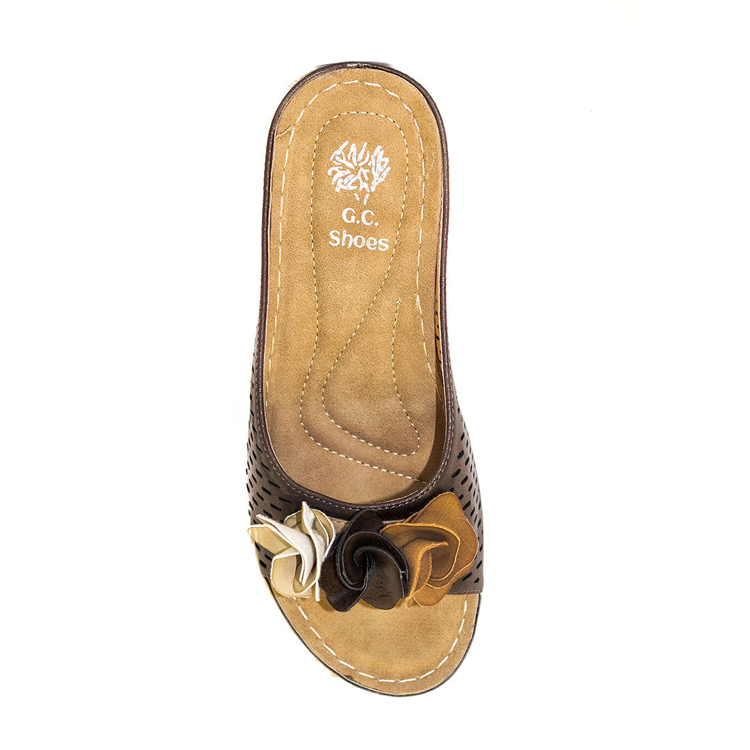 Women's Juliet Bronze Wedge Sandals