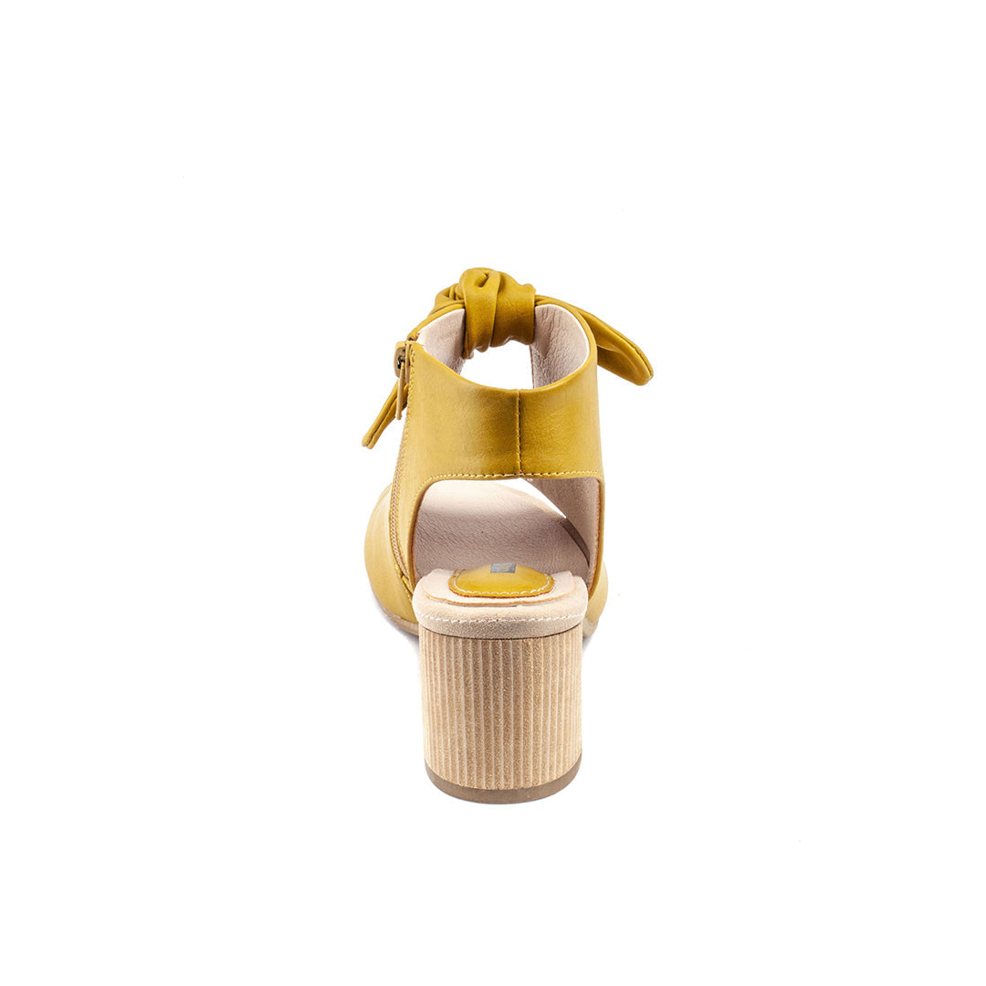 Women's Kimora Yellow Heeled Sandals