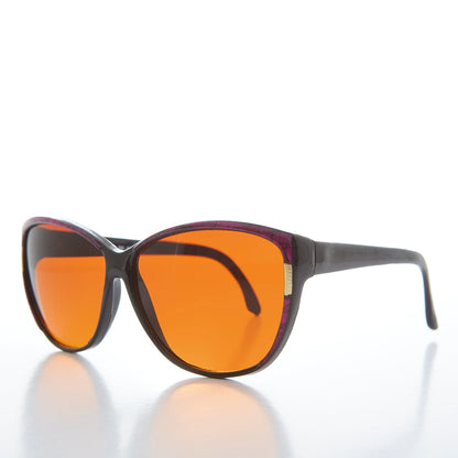 Women's Large Orange Lens Sunglasses - Lani