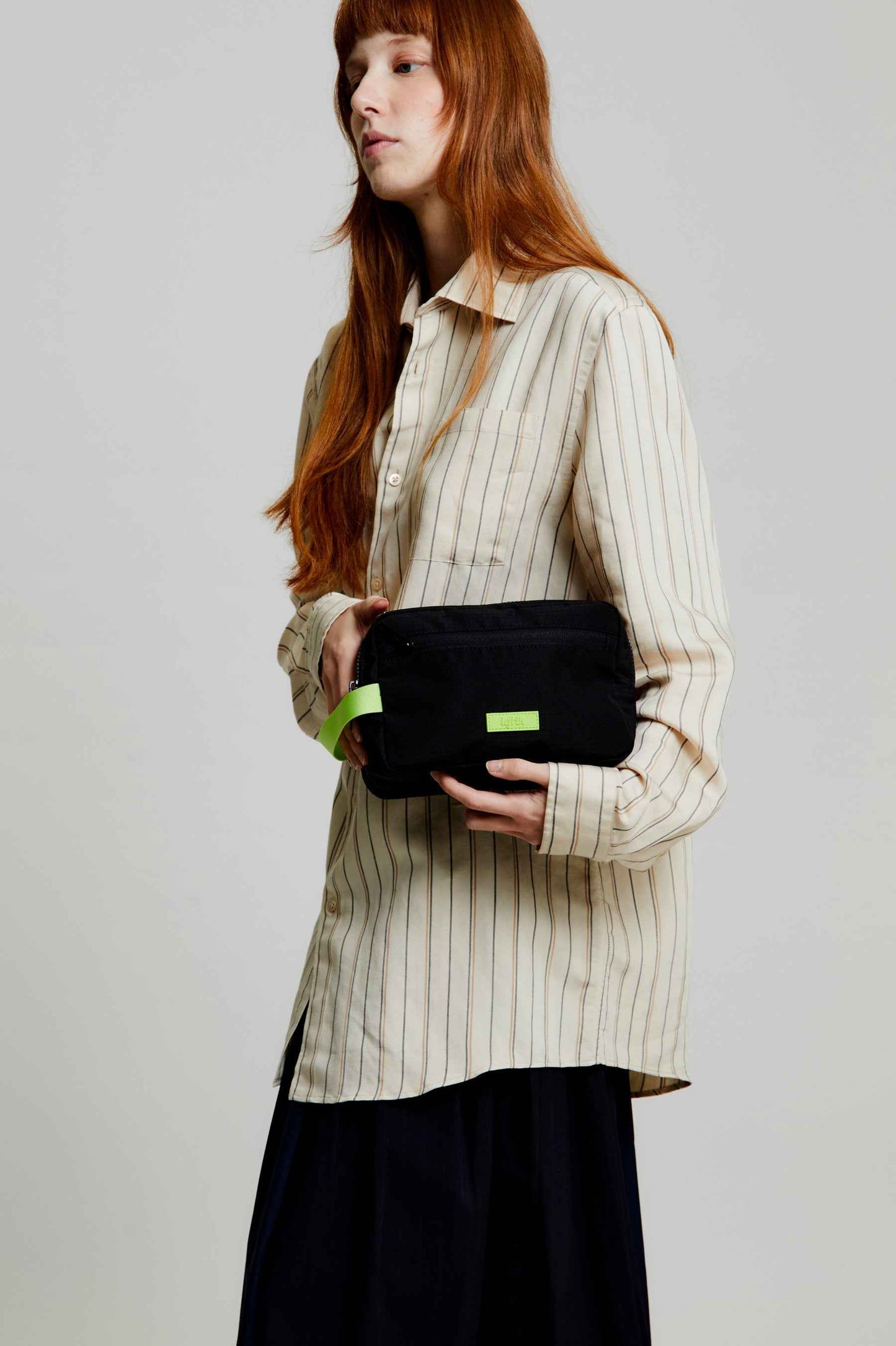 Kei Double Washbag Black Lime Vandra