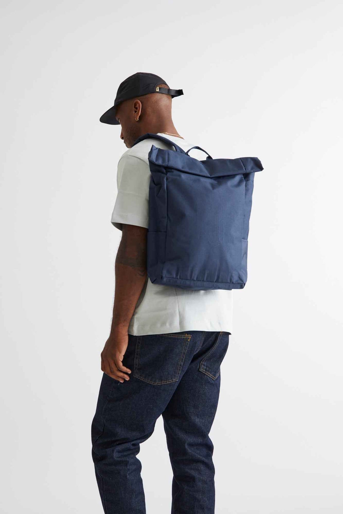 Roll Backpack Navy