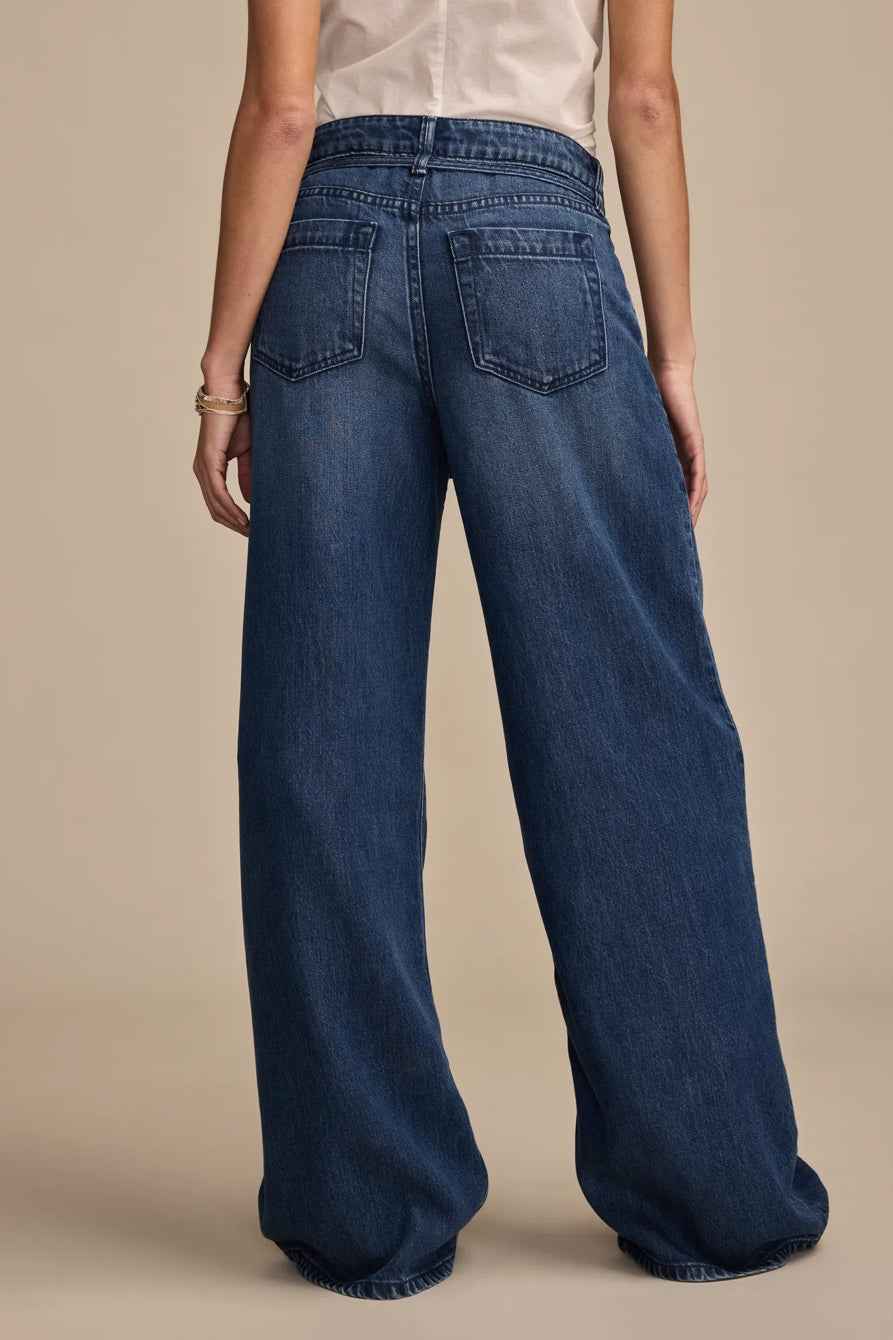 [146333-420] WOMENS LUCKY BRAND LUCKY LEGEND LIQUID DENIM LUXE PALAZZO