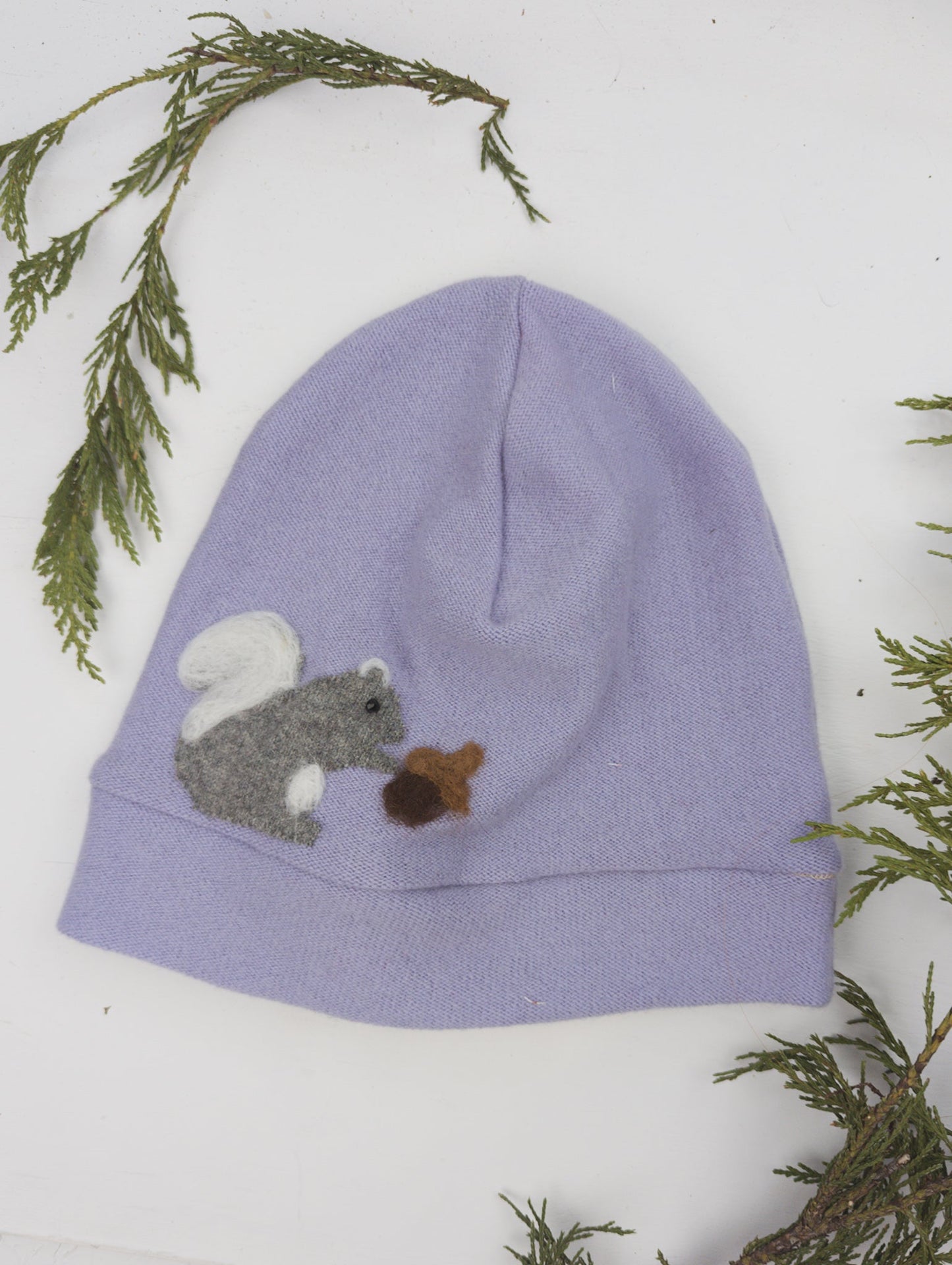 Squirrel Cashmere Hat - Adult