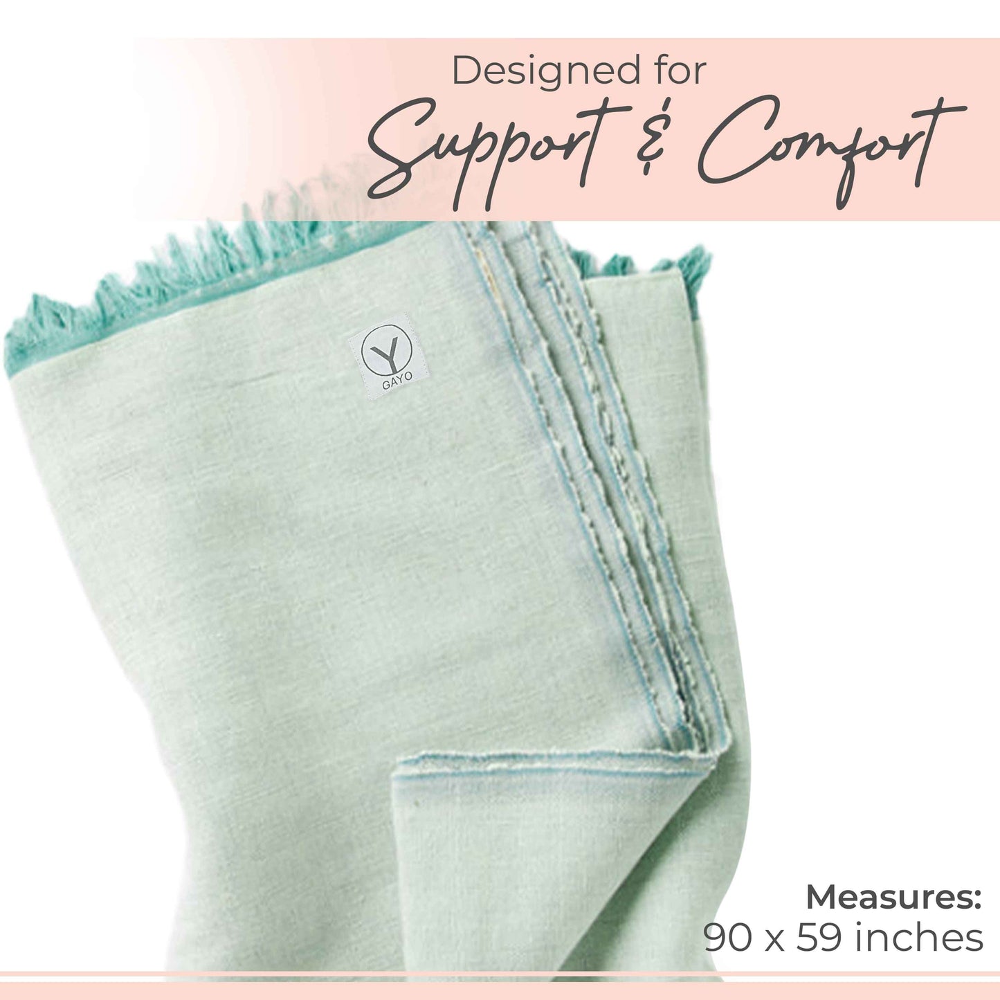 Organic Cotton Yoga Blanket