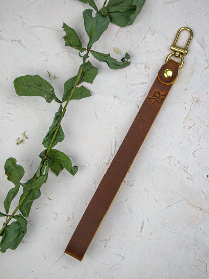 Leather Wristlet Strap