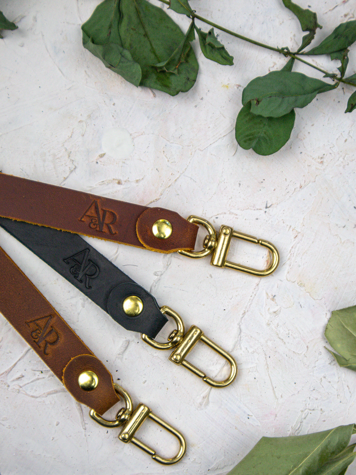 Leather Wristlet Strap