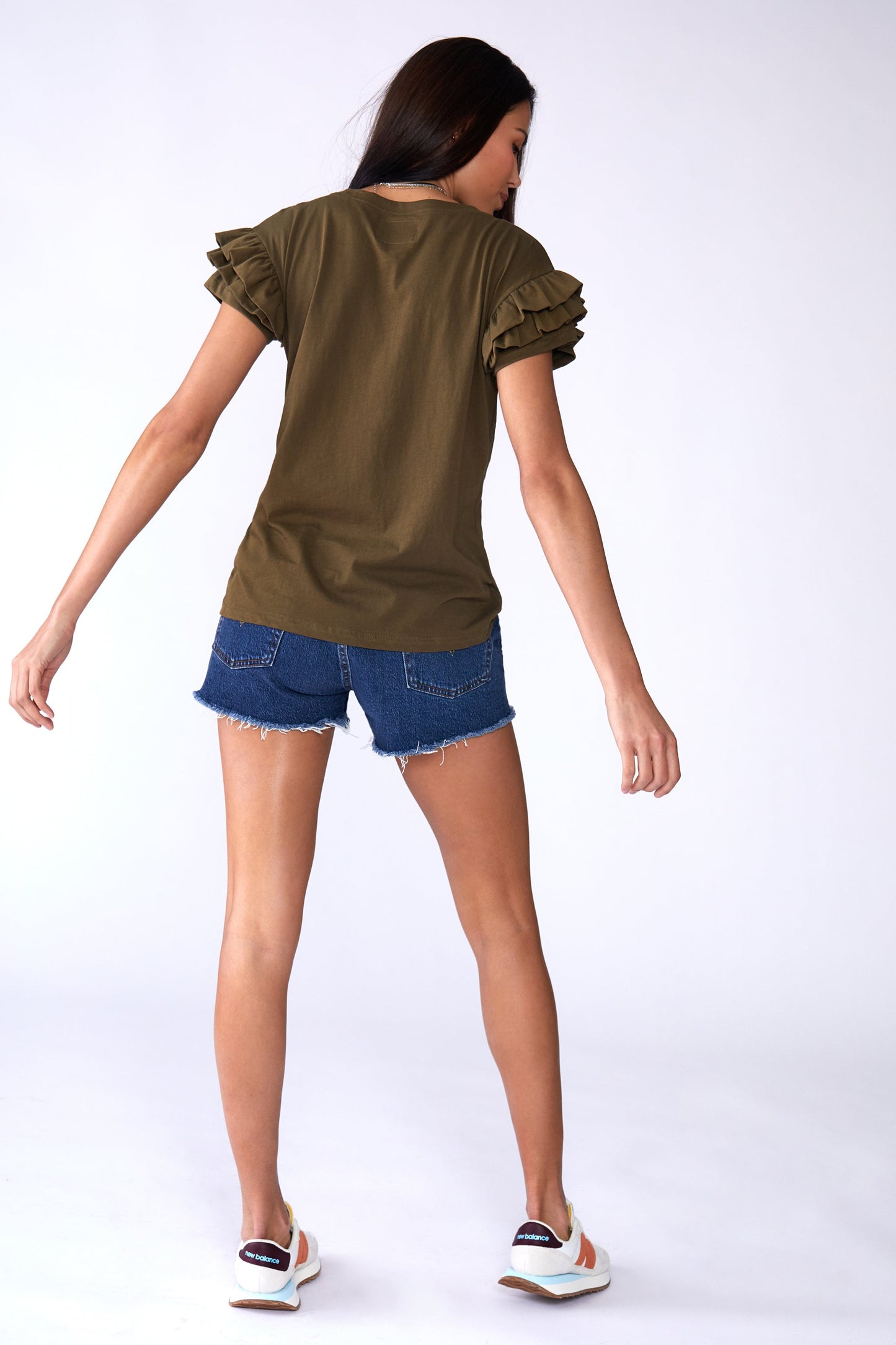 Ella Ruffle Sleeve Tee