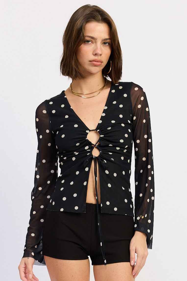 Veronica Mesh Top