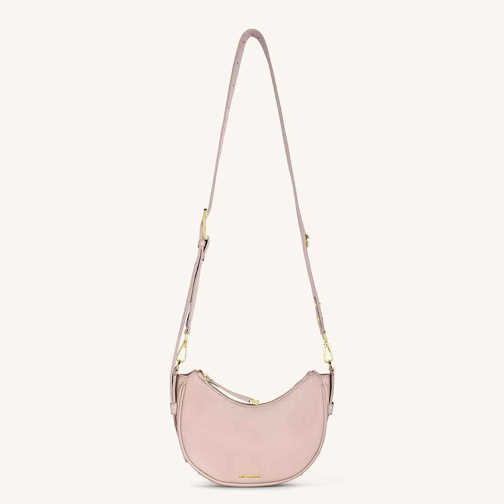 Mira & Moss Sabine Crescent Crossbody Bag - Transcendent Pink