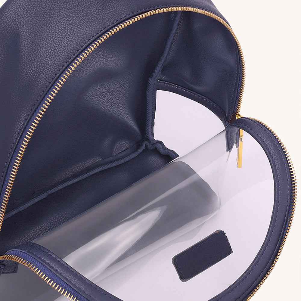 Mira & Moss Francine Clear Backpack - Future Dusk