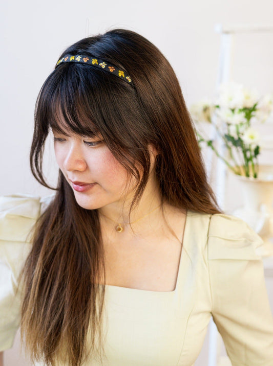 Mariposa Tiny Butterflies Skinny Headband