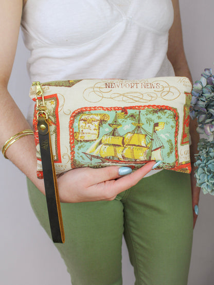Maritime Heritage Wristlet Purse