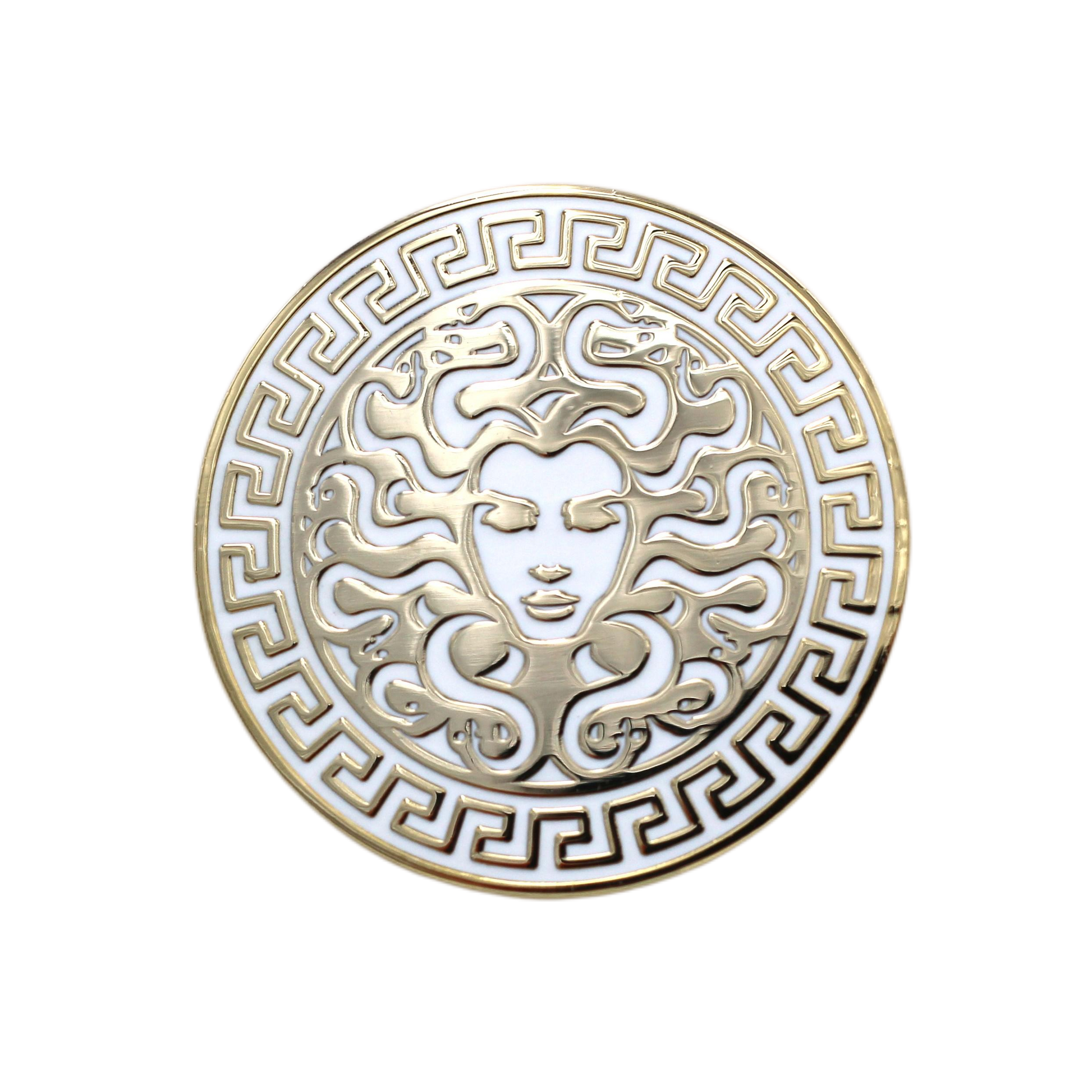 Medusa Enamel Pin - Greek Mythology Feminist Witch Lapel Pin