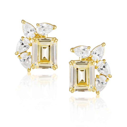Marquise Sunburst Earrings